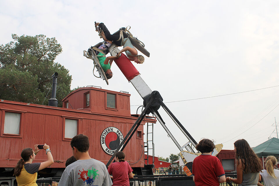 Upside down at the fair